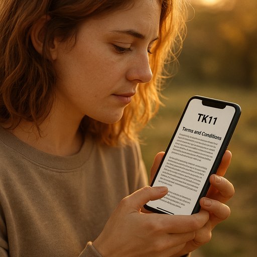 TK11 user agreement snapshot